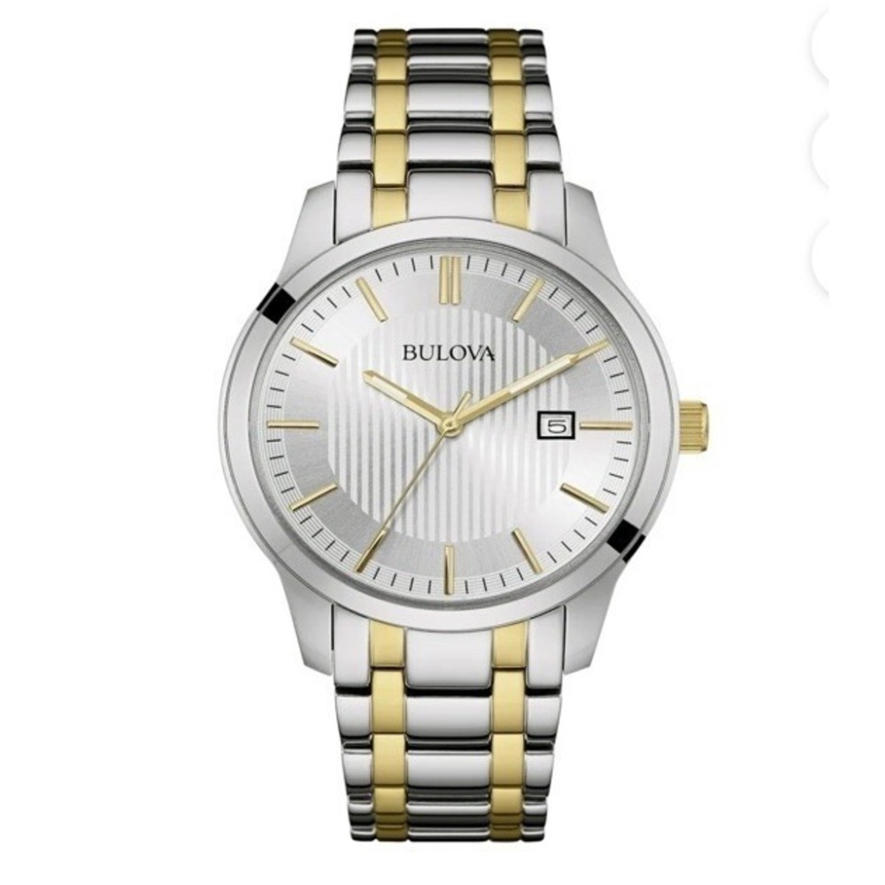 Bulova Men's‎ Two-Tone Classic Stainless Steel Watch - 98B263 NEW